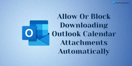 Block downloading Outlook Calendar attachments automatically