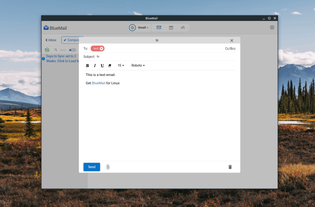 How to set up Bluemail on Linux