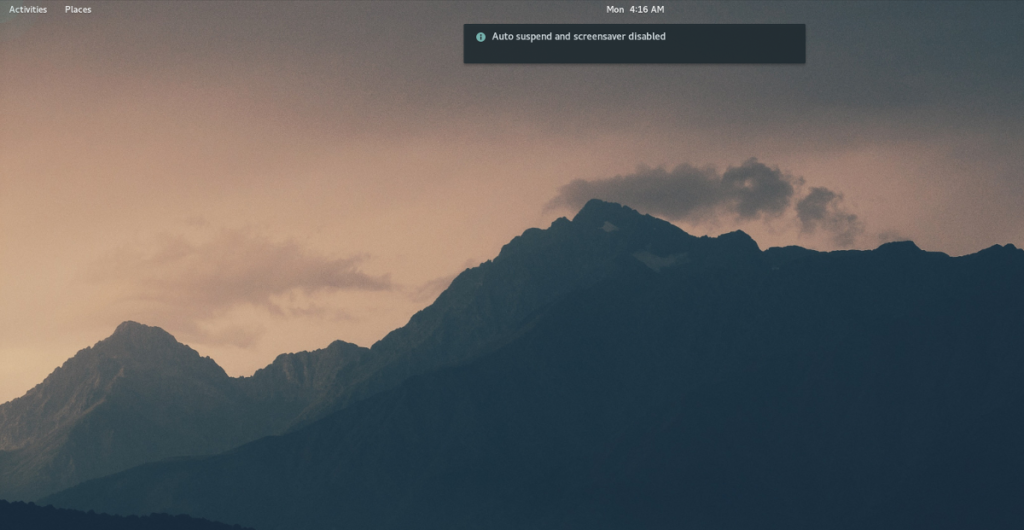 How to disable the screensaver in Gnome Shell