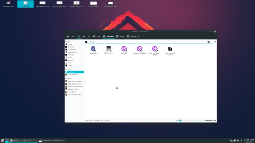 How to connect to servers on Linux with the KDE file manager