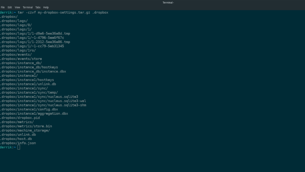 How to back up your Dropbox settings on Linux