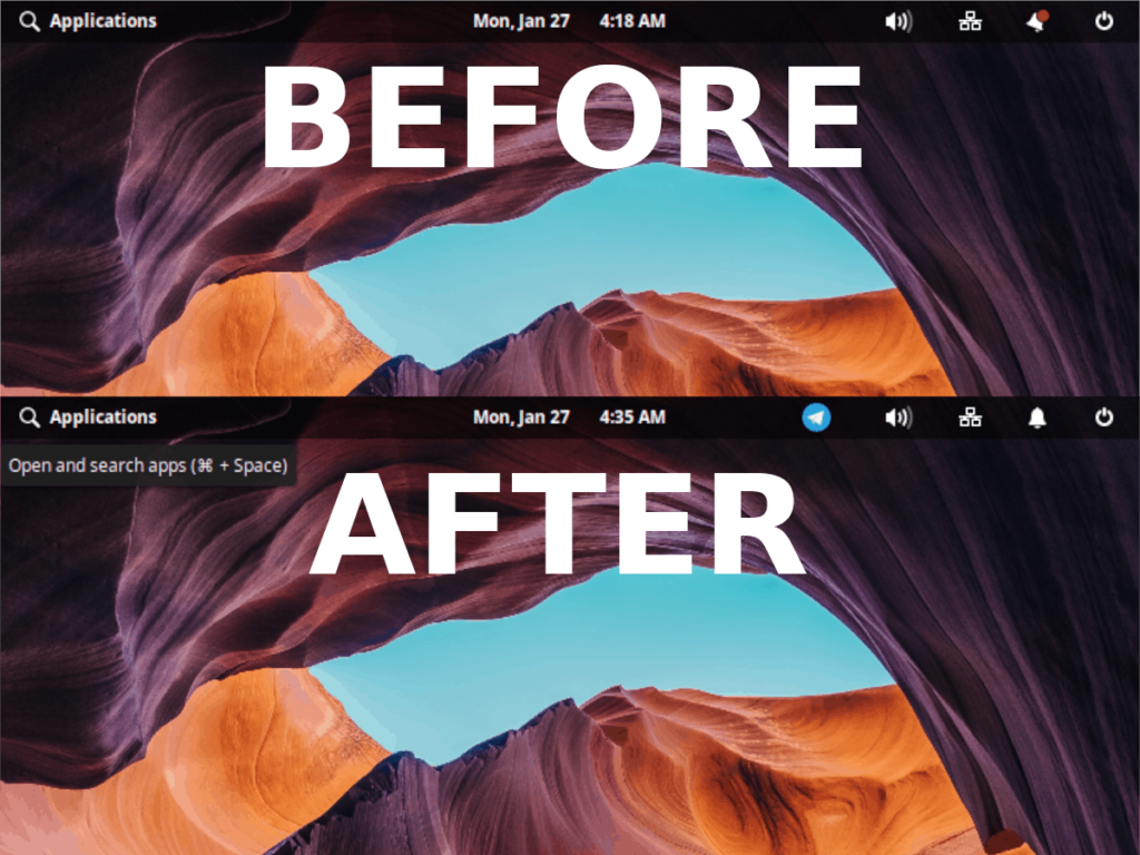 How to re-enable app indicators on Elementary OS