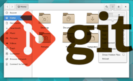 How to integrate Git with Gnome file manager on Linux
