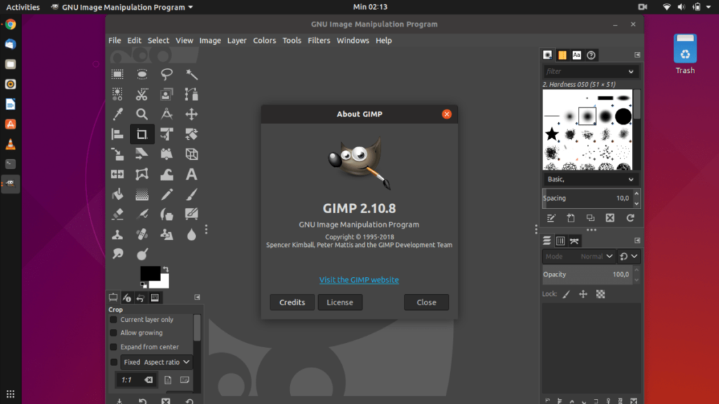 How to install the Gimp image editor on Linux