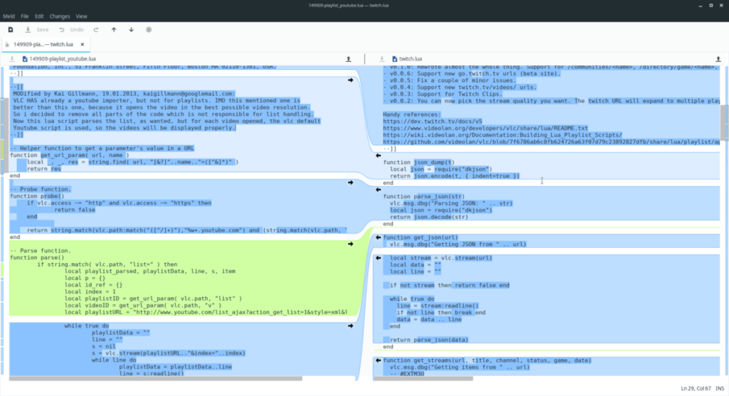 How To Use Meld To Compare Changes In Files On Linux