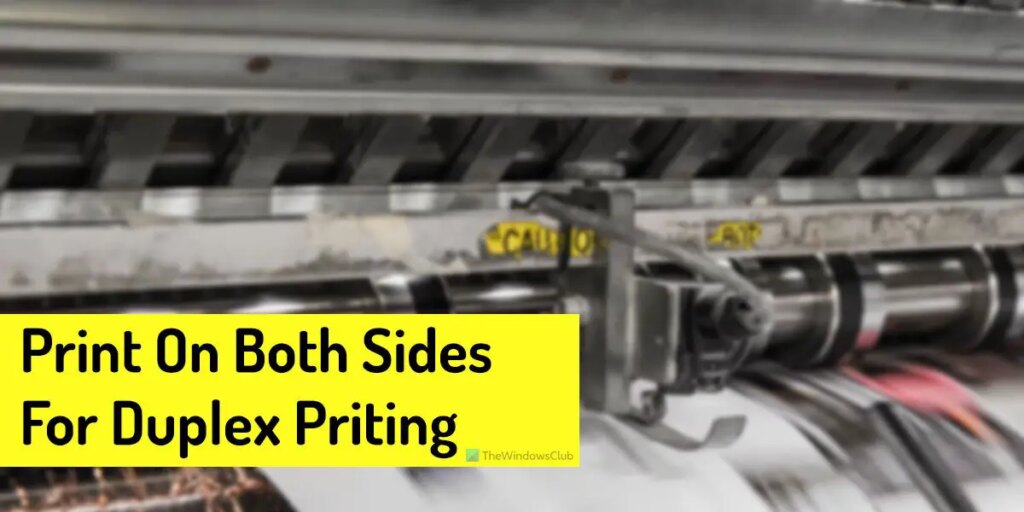 How to print on both sides for Duplex printing in Word