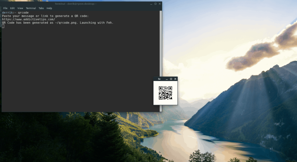 How to generate QR codes on Linux