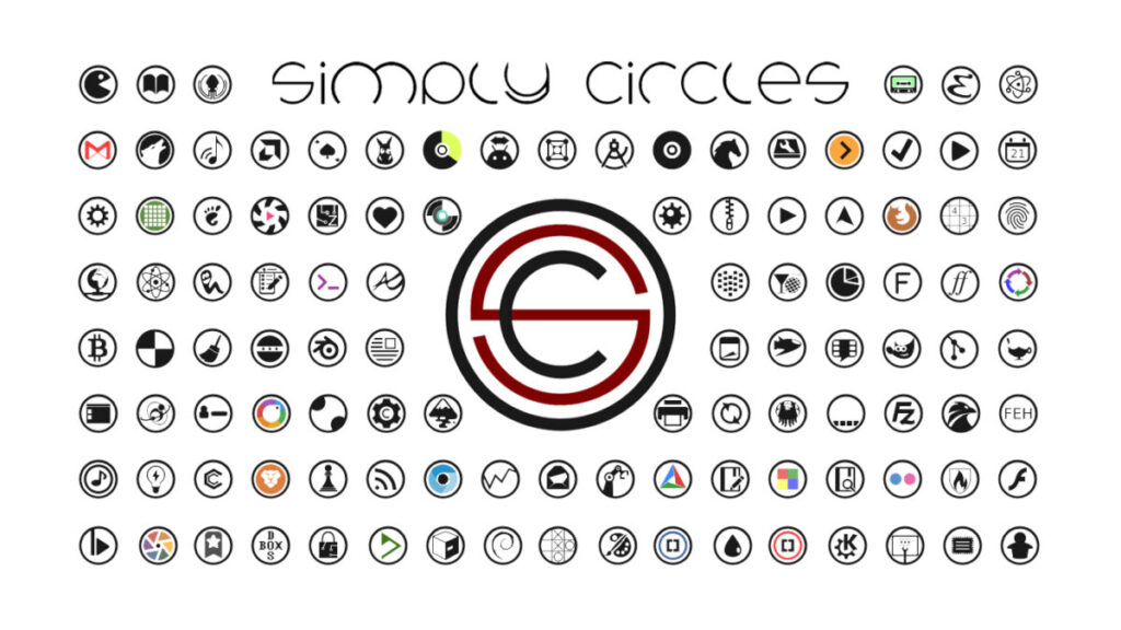 How to install the Simply Circles icon theme on Linux