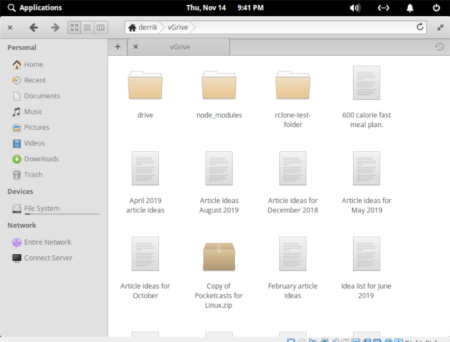 How to access Google Drive in Elementary OS