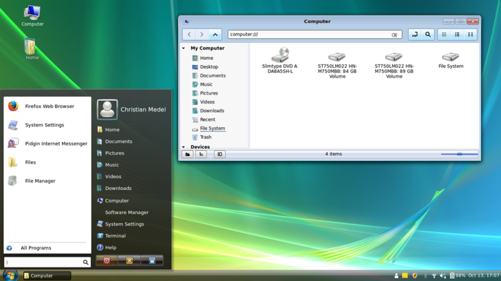 How To Make Linux Look Like Windows Vista