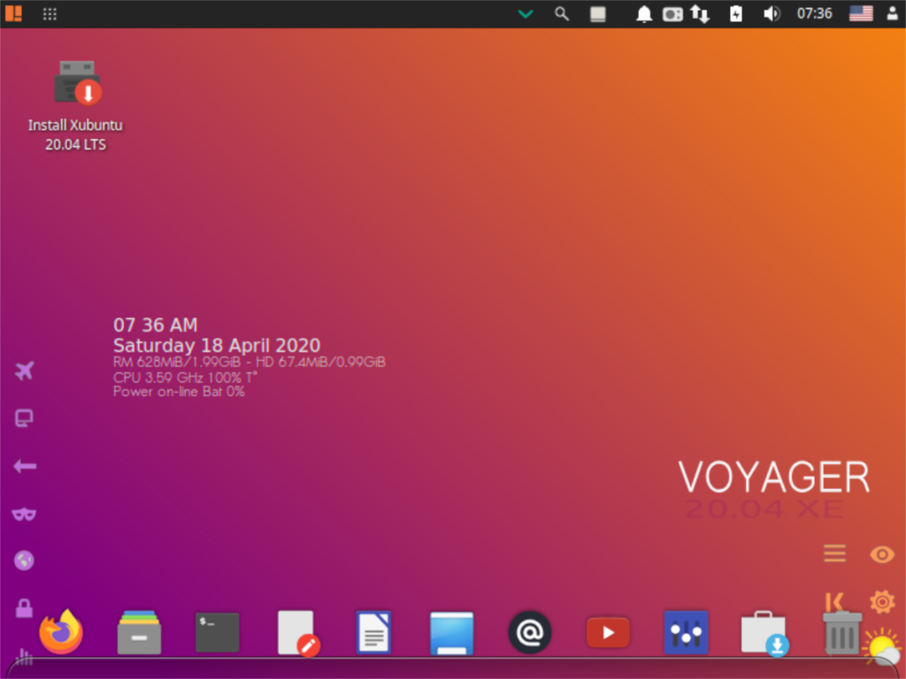 How to install Voyager Linux